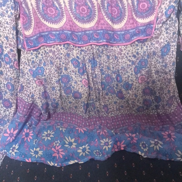 SPELL AND THE GYPSY BOHO BLOSSOM BLOUSE VIOLET RARE ORIGINAL DROP LARGE 🦄 - Picture 8 of 11